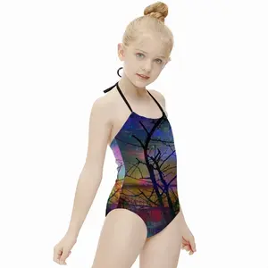 Hypnotic Universe Kids One Piece Swimsuit