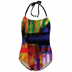 Colorful Combo Kids One Piece Swimsuit