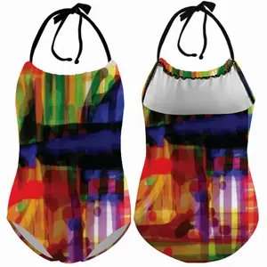 Colorful Combo Kids One Piece Swimsuit