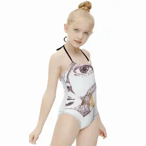 Into The Matrix Kids One Piece Swimsuit