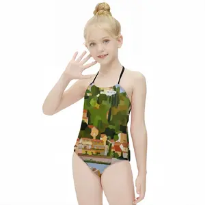 Bather In Sète Kids One Piece Swimsuit