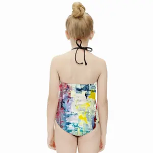 Sparkling Glass Kids One Piece Swimsuit