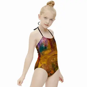 Portrait Kids One Piece Swimsuit