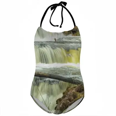 Minnihaha-Curling Waterfall Kids One Piece Swimsuit