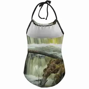 Minnihaha-Curling Waterfall Kids One Piece Swimsuit