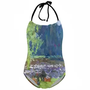 Birch Noise Kids One Piece Swimsuit