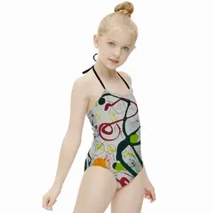 In Many Ways Kids One Piece Swimsuit