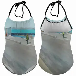 The Road To Crimea Kids One Piece Swimsuit