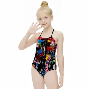 #091 Kids One Piece Swimsuit