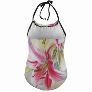 Poetry Of Flowers Kids One Piece Swimsuit