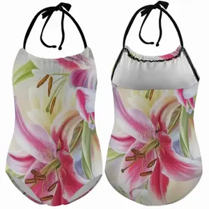 Poetry Of Flowers Kids One Piece Swimsuit