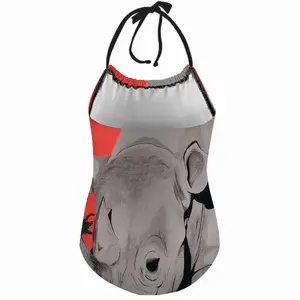 Rhinoceros Animals Wild Africa Tanzania Namibia Kids One Piece Swimsuit