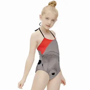 Rhinoceros Animals Wild Africa Tanzania Namibia Kids One Piece Swimsuit