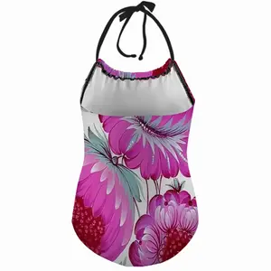 Peony Blossom Kids One Piece Swimsuit