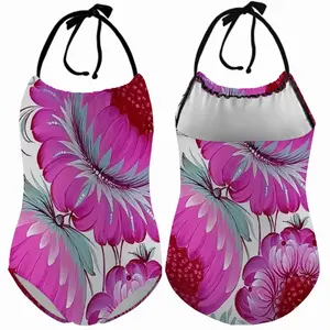 Peony Blossom Kids One Piece Swimsuit