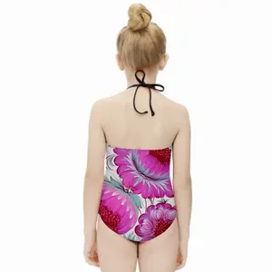 Peony Blossom Kids One Piece Swimsuit