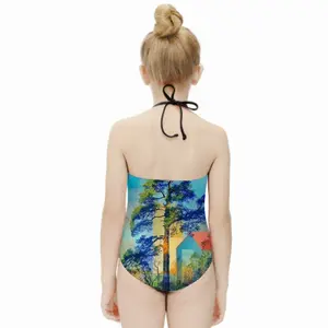 A Cooling Place Kids One Piece Swimsuit