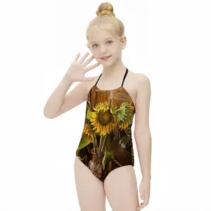 My Sunflowers Kids One Piece Swimsuit