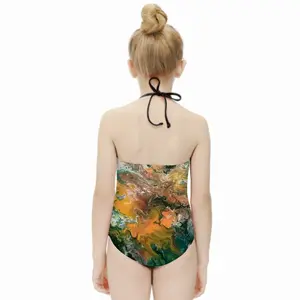 Autumn Flare Kids One Piece Swimsuit