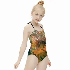 Autumn Flare Kids One Piece Swimsuit