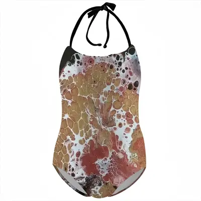 Hydrangea Gold Kids One Piece Swimsuit