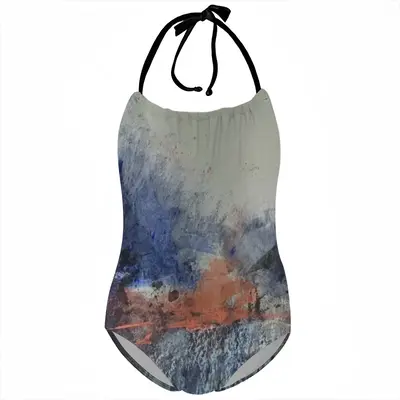 Moody Landscape Kids One Piece Swimsuit