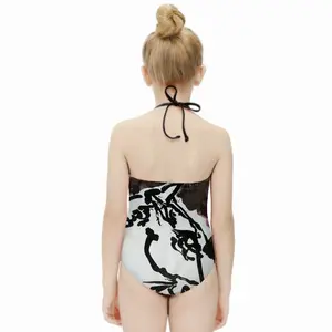 Two Profiles Kids One Piece Swimsuit