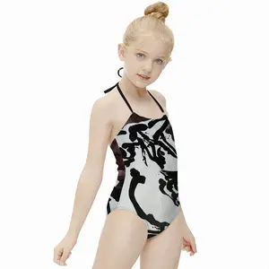 Two Profiles Kids One Piece Swimsuit