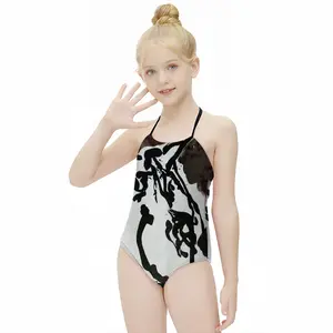 Two Profiles Kids One Piece Swimsuit