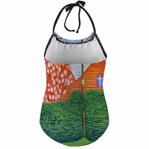 Verdant Curtain Kids One Piece Swimsuit