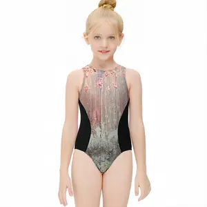 Dissolve Kids One Piece Swimsuit (Black)