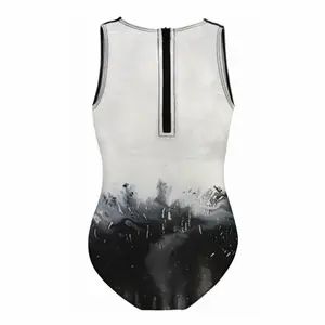 Snowcaldera Kids One Piece Swimsuit (Black)