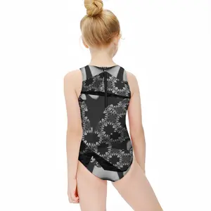 Kimono Kids One Piece Swimsuit (Black)