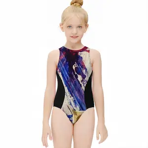 Army Dreamers Kids One Piece Swimsuit (Black)