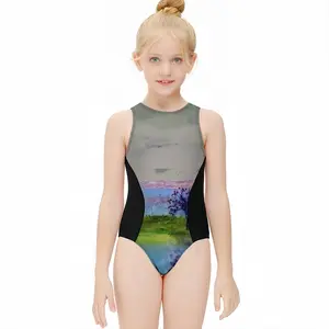 Reflections Kids One Piece Swimsuit (Black)