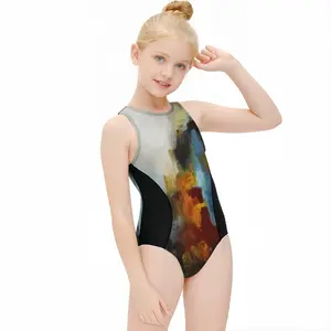 China Kids One Piece Swimsuit (Black)