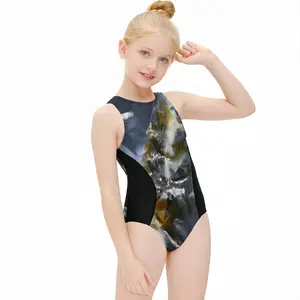 Forgot Kids One Piece Swimsuit (Black)