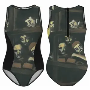 Appearing Kids One Piece Swimsuit (Black)