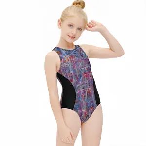 Rondo#19 Kids One Piece Swimsuit (Black)