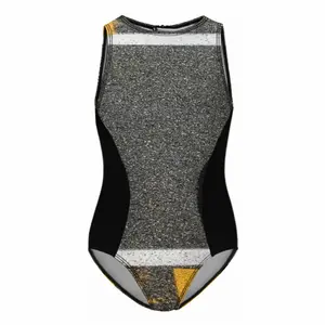 Road Rage#87 Kids One Piece Swimsuit (Black)