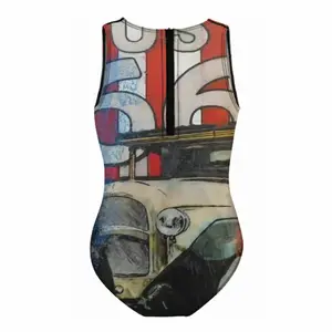 Route 66 Kids One Piece Swimsuit (Black)