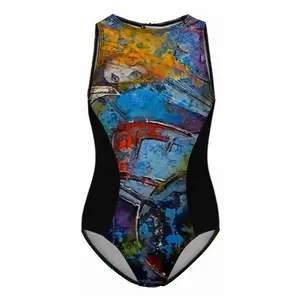 Rockstars Kids One Piece Swimsuit (Black)