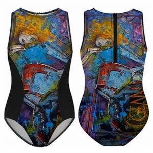 Rockstars Kids One Piece Swimsuit (Black)