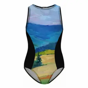 Carpathians Kids One Piece Swimsuit (Black)