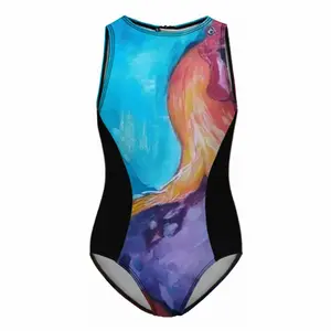 Rooster Kids One Piece Swimsuit (Black)