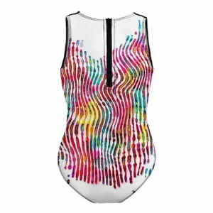 Feel The Love Inside Your Heart Shine In The Dark Kids One Piece Swimsuit (Black)