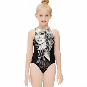 Ms Lopez Kids One Piece Swimsuit (Black)