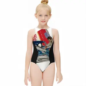 Tuneup Kids One Piece Swimsuit (Black)