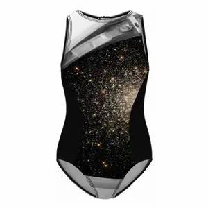 Astronaut Kids One Piece Swimsuit (Black)