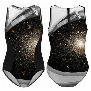 Astronaut Kids One Piece Swimsuit (Black)